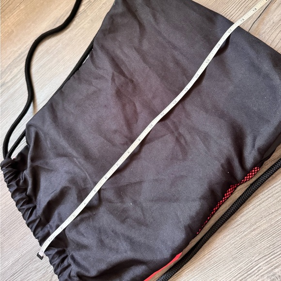NWOT New Adidas Hot Pink Black Drawstring Backpack Bag - Picture 9 of 11